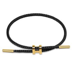 Adjustable Titanium Steel Bracelet Minimalist Chic H-Buckle Unisex Fashion